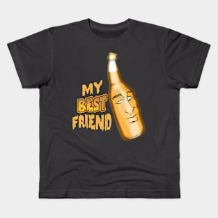 Beer- My Best Freind Kids T-Shirt